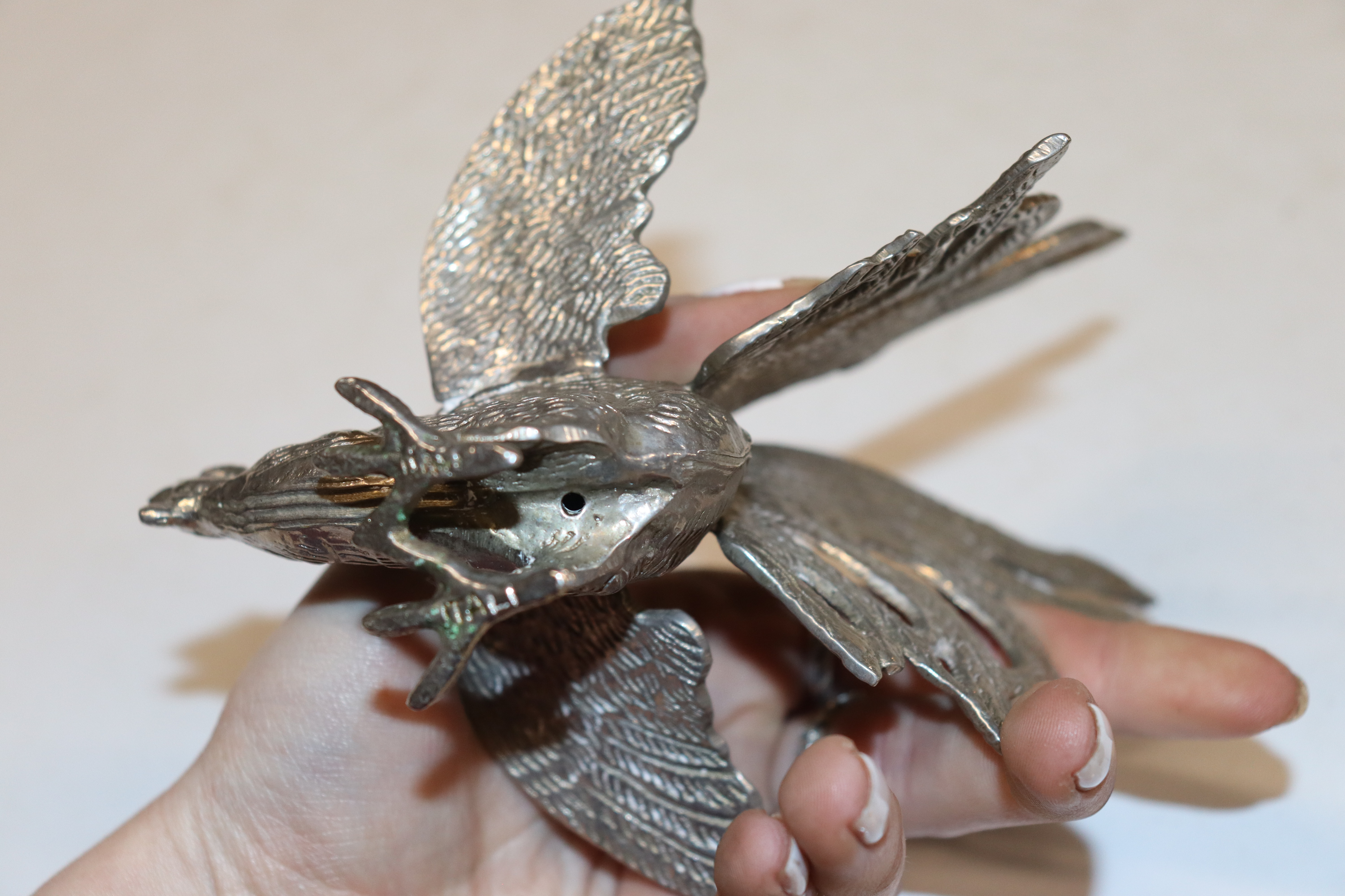 A collection of silver plated bird ornaments - Image 8 of 17