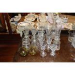 A quantity of 19th Century and later glassware