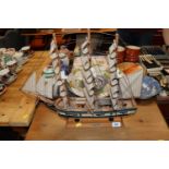 A model of the USS Constitution