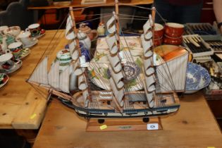 A model of the USS Constitution