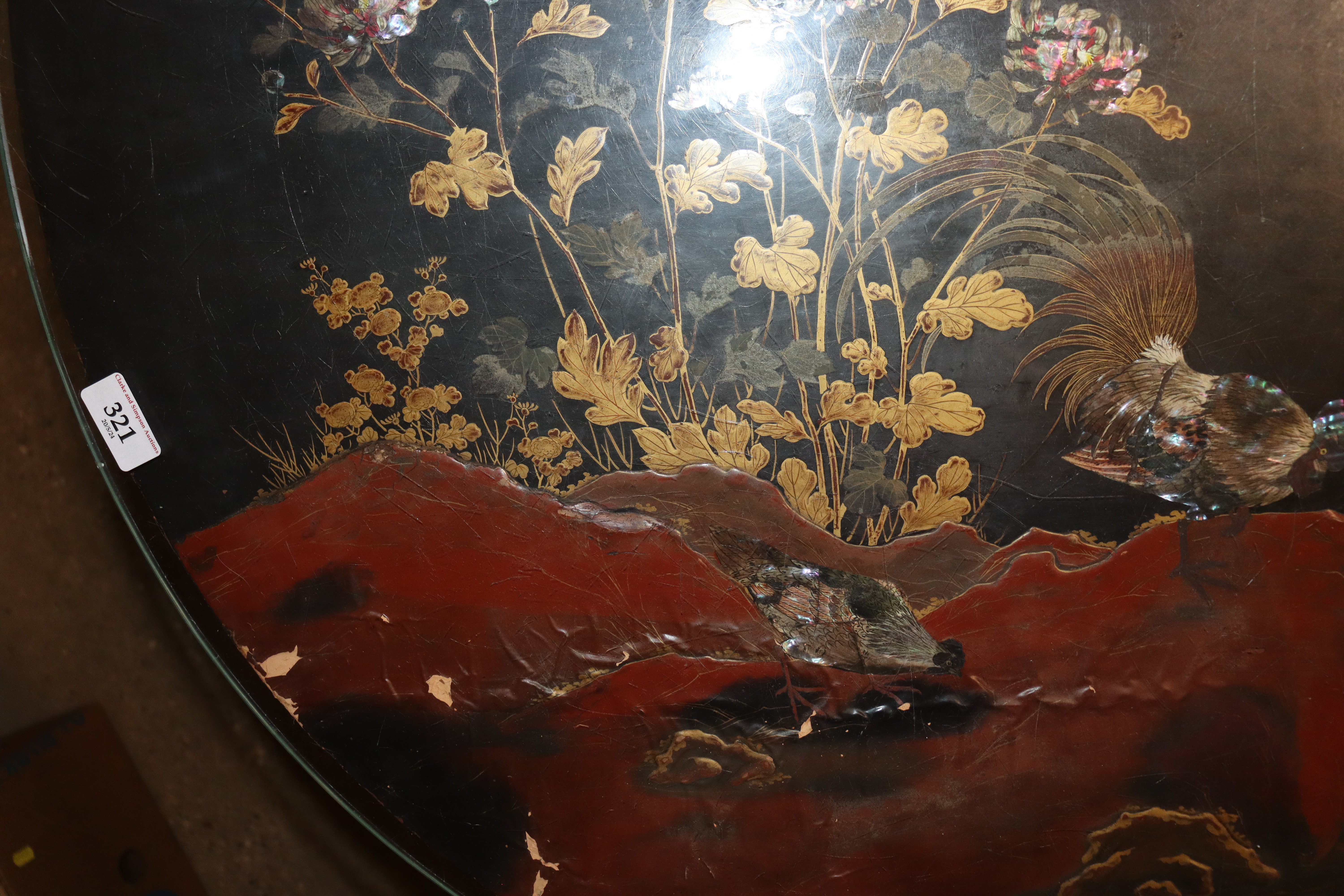 A 19th Century Oriental lacquered and mother of pe - Image 6 of 12