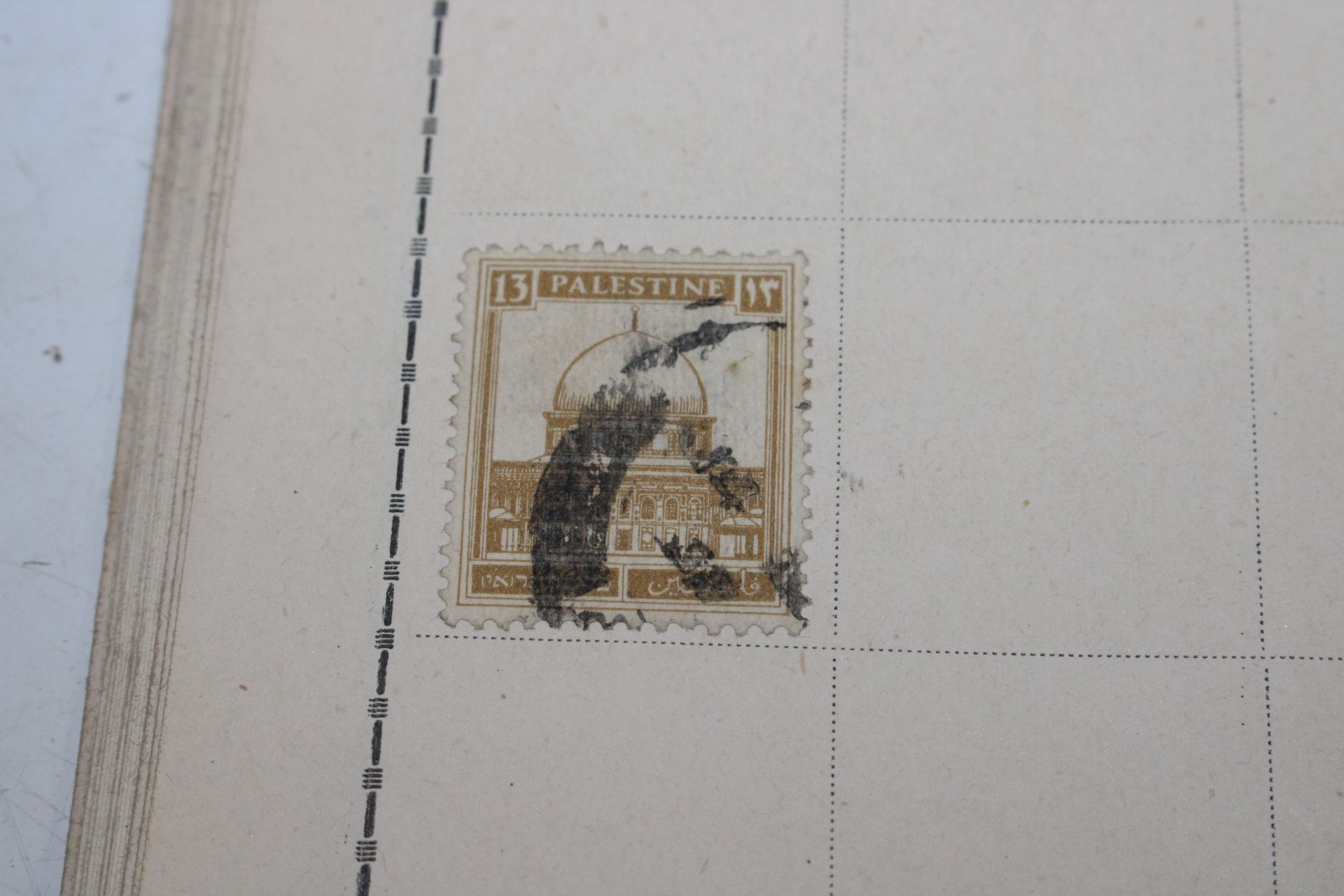 A box containing stamp album, various loose stamps - Image 17 of 26