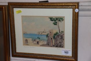 Joseph Galea, "Selina Harbour" signed and inscribe