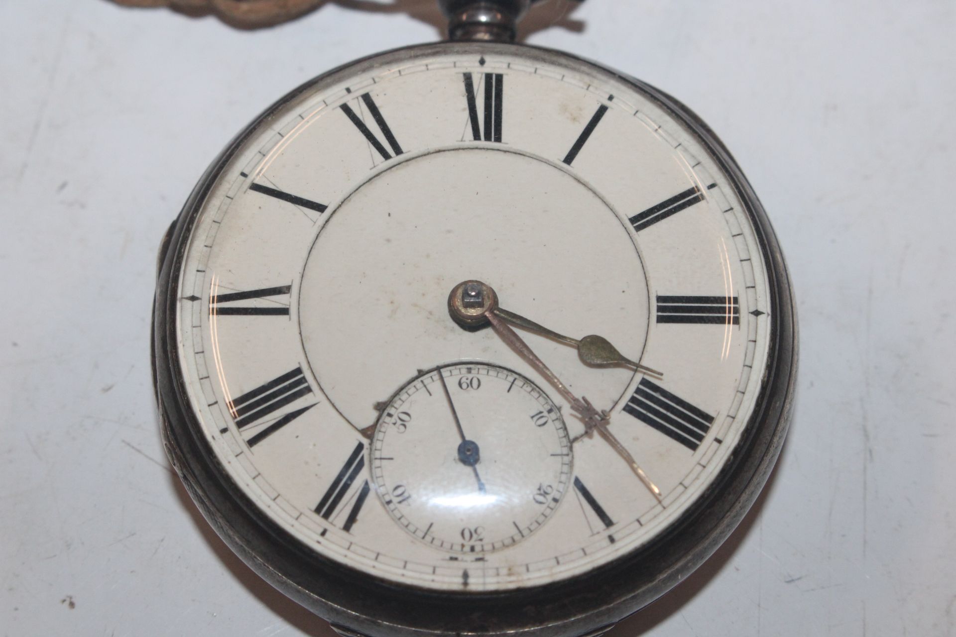 Two silver cased pocket watches - Image 2 of 11