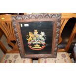 A WWII embroidered Royal Artillery crest