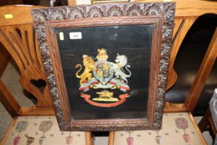 A WWII embroidered Royal Artillery crest