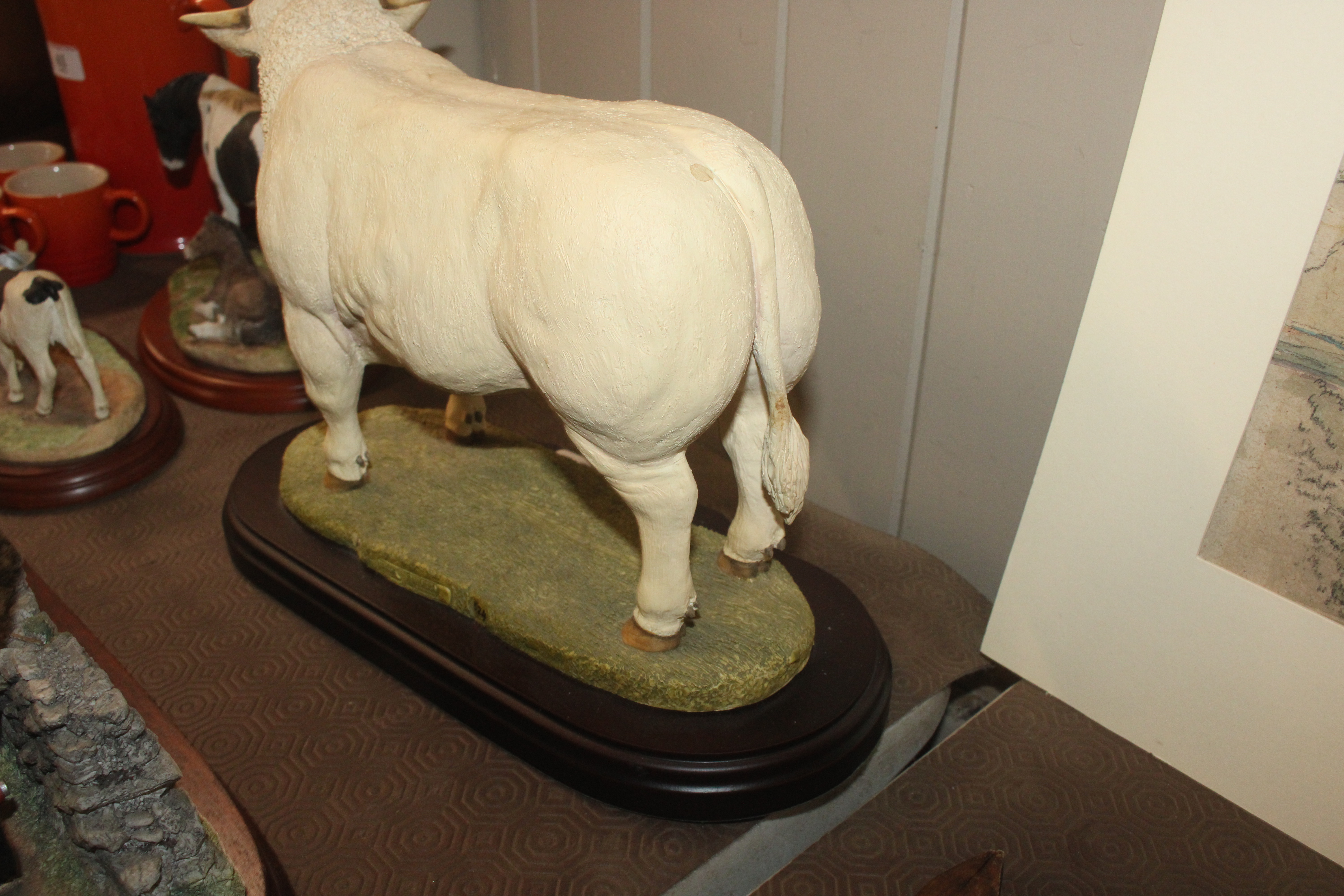 Border Fine Arts, "Best of Breed, Charolais Bull" - Image 5 of 7