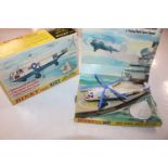 A Dinky toy 724 Sea King helicopter and box