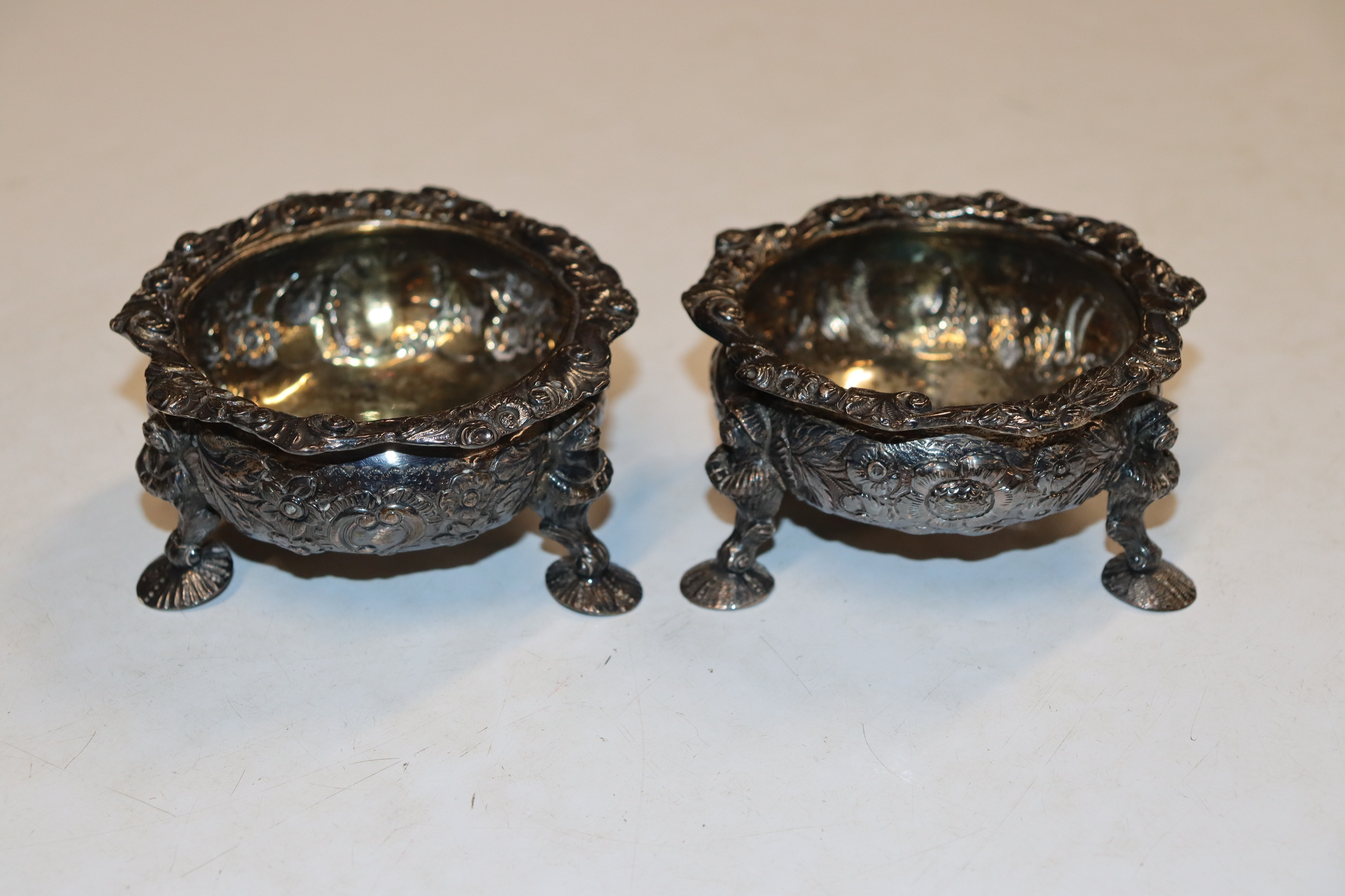 A pair of silver salts, approx. 9.5oz (359gms) - Image 2 of 9