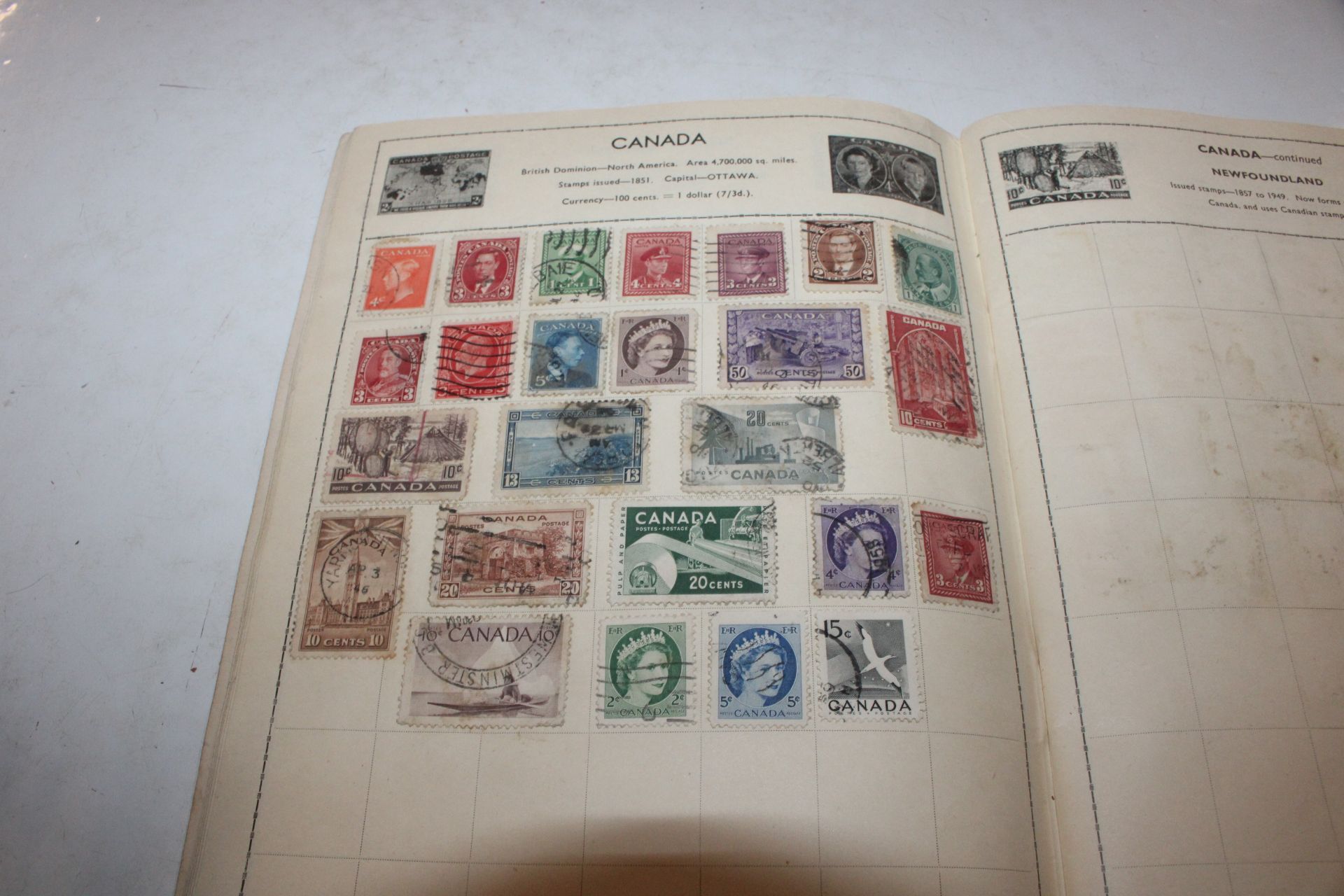 A box containing stamp album, various loose stamps - Image 22 of 26