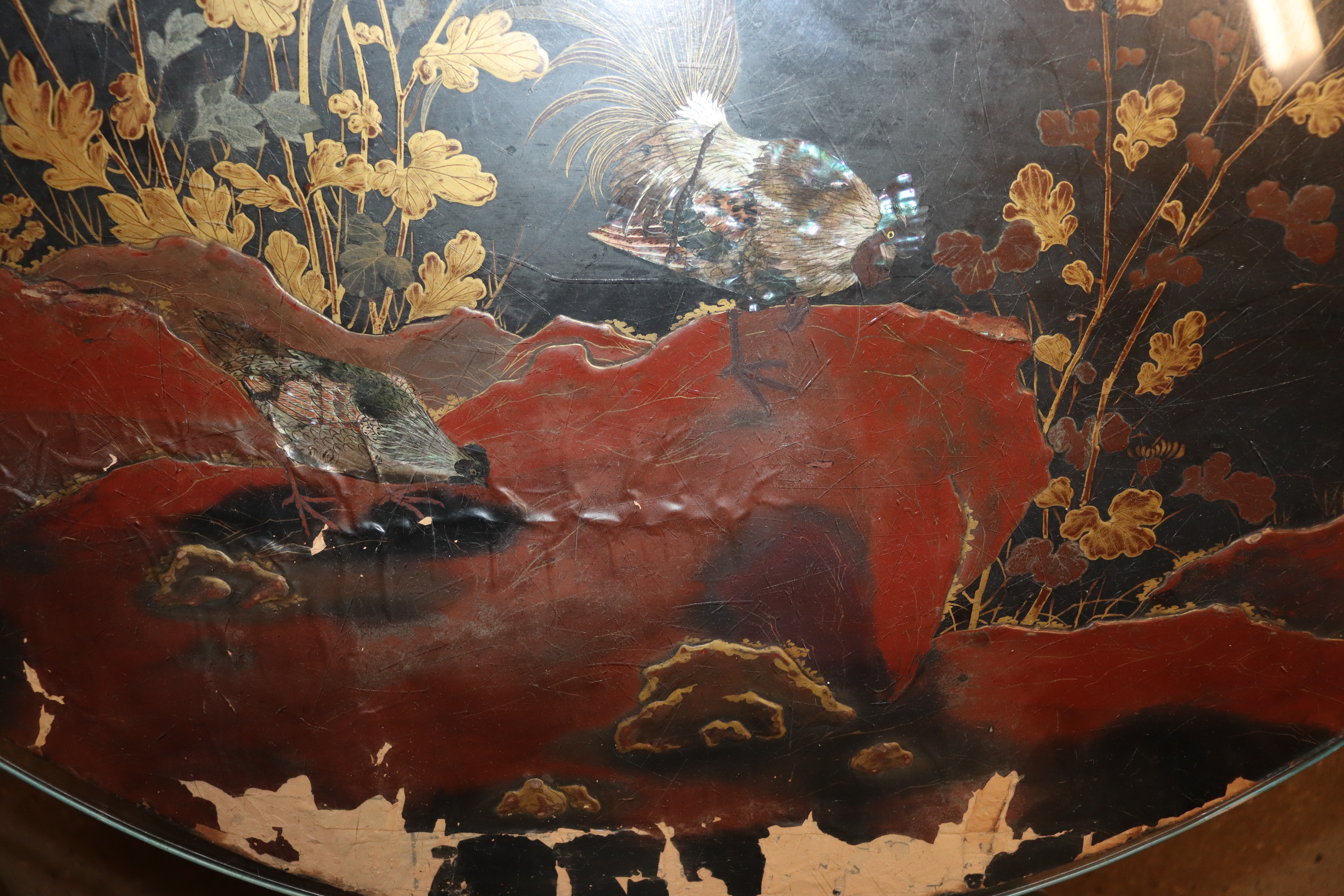 A 19th Century Oriental lacquered and mother of pe - Image 5 of 12