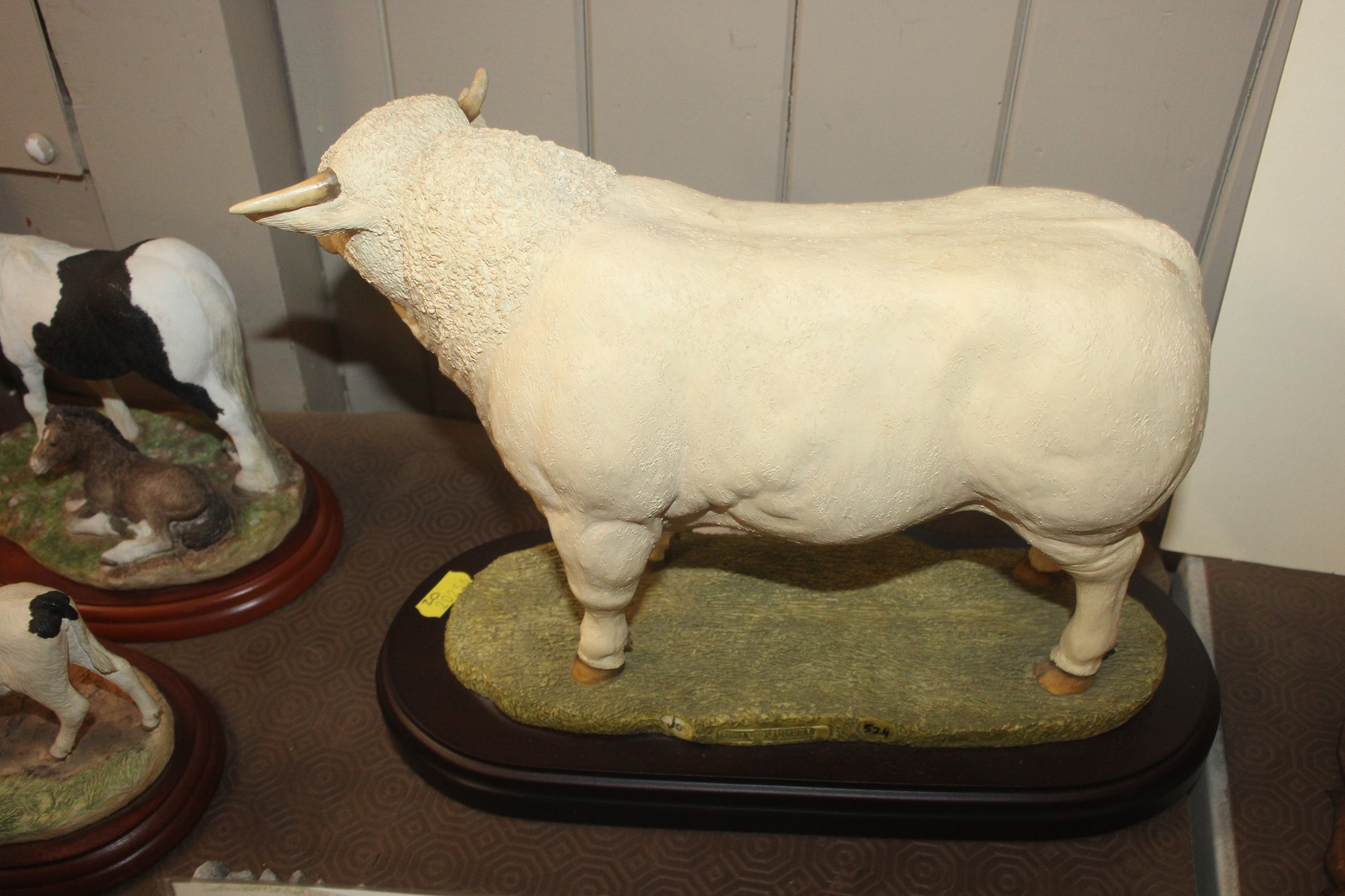 Border Fine Arts, "Best of Breed, Charolais Bull" - Image 4 of 7