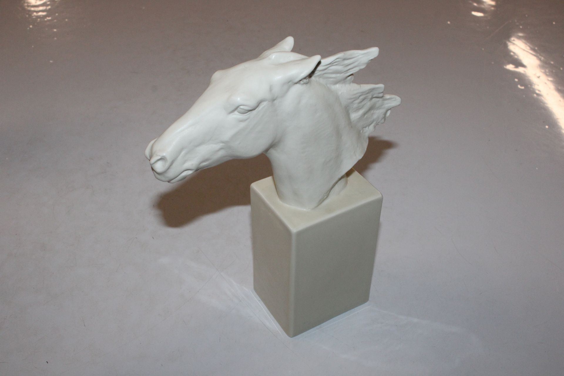 A Rosenthal ornament in the form of a horses head; - Image 3 of 27
