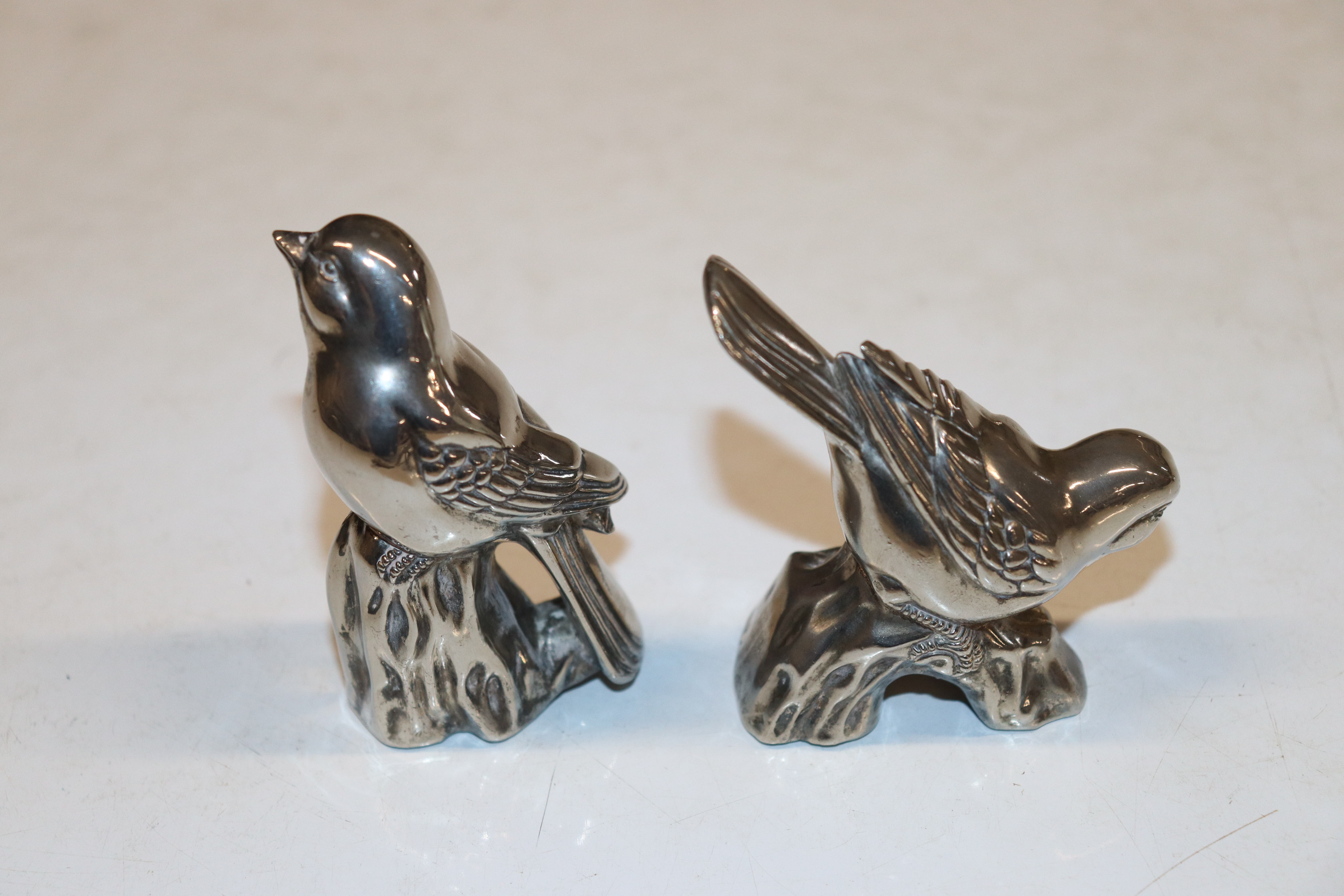 A collection of silver plated bird ornaments - Image 12 of 17