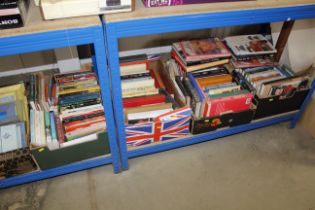 Four boxes of various hardback books