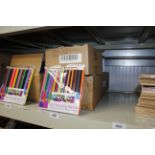 Two boxes containing sets of 24 colouring pencils
