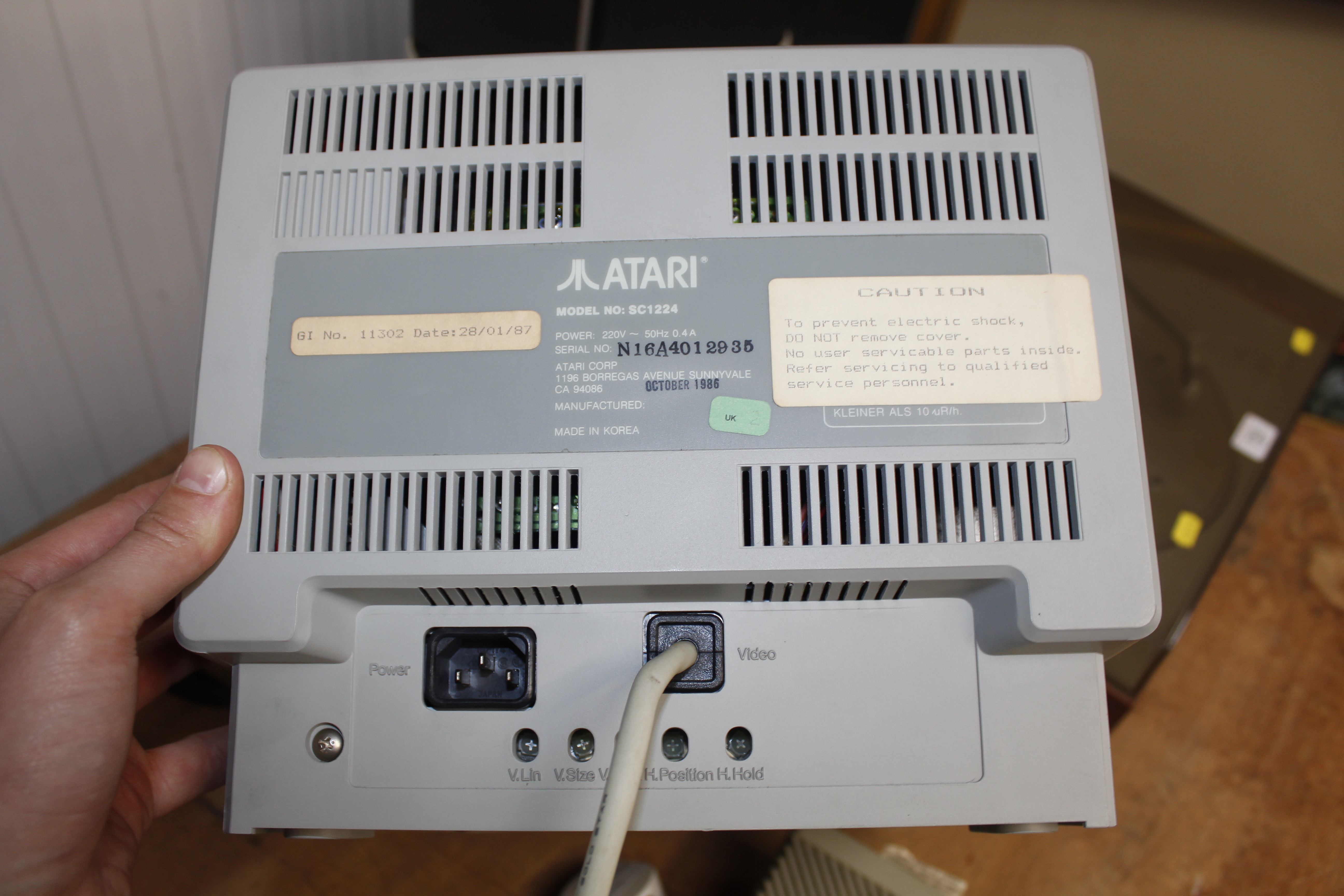 An Atari 1040STF computer with two monitors, boxes and manuals etc. - Image 3 of 8