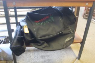 A Toyota Pro/Am golf bag