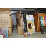 Two boxes of artists studio pencils