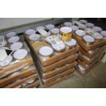 Five boxes of metallic gold paint