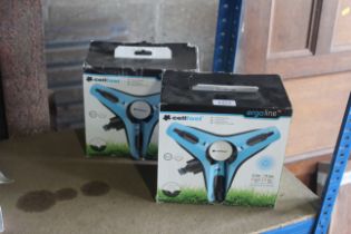 Two Cellfast triple arm garden sprinklers as new