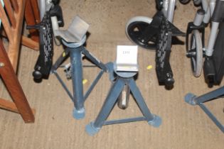 A pair of as new Sealey 2.5T axle stands