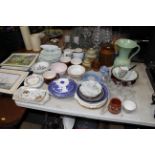 A collection of decorative china to include Wedgwo