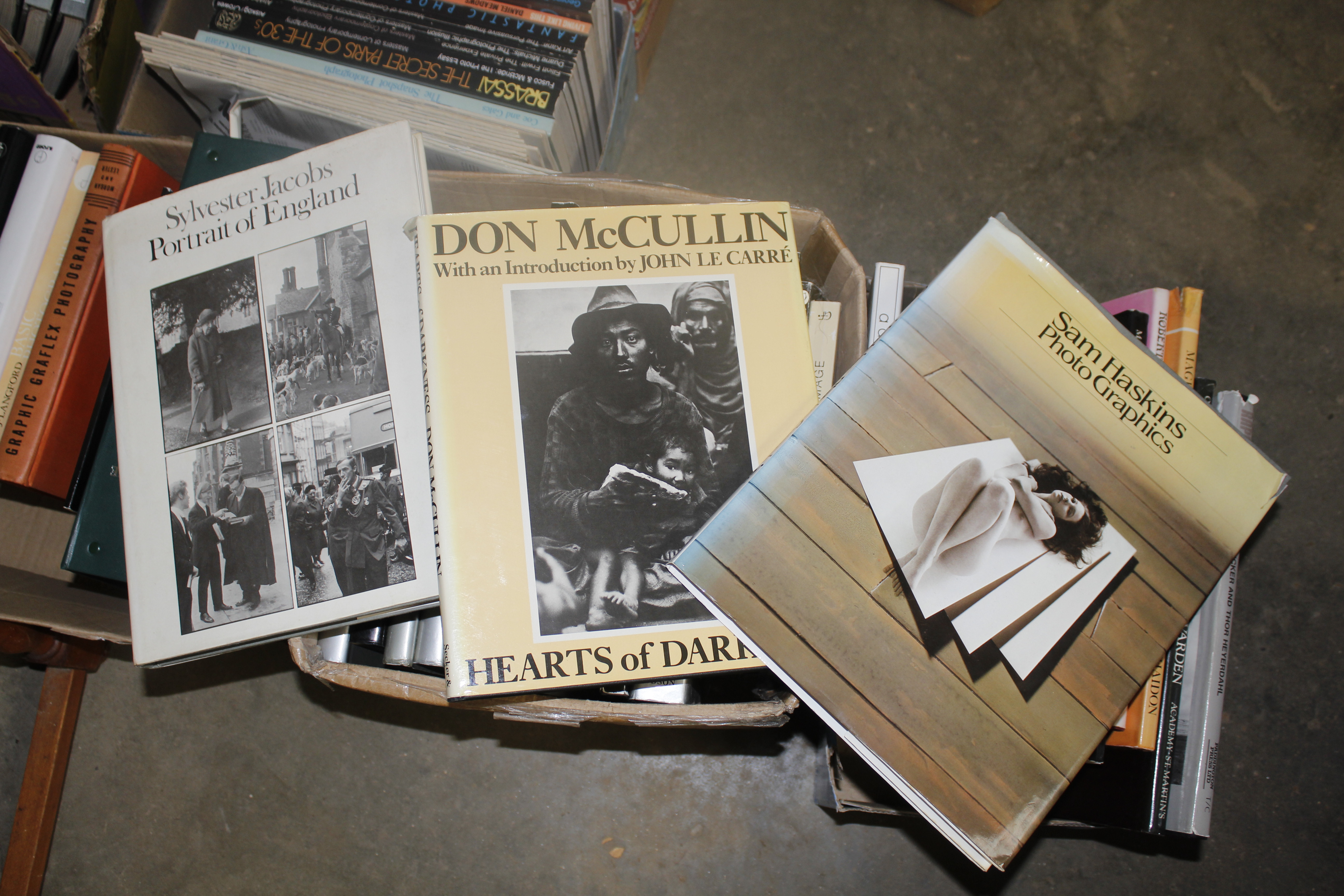 Seven boxes of photography books to include -Sam Haskins, Don Mc Cuilin, Bill Brandt - Image 10 of 10