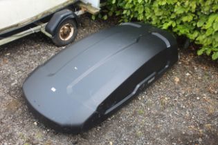 A Thule roof box (key with auctioneer)