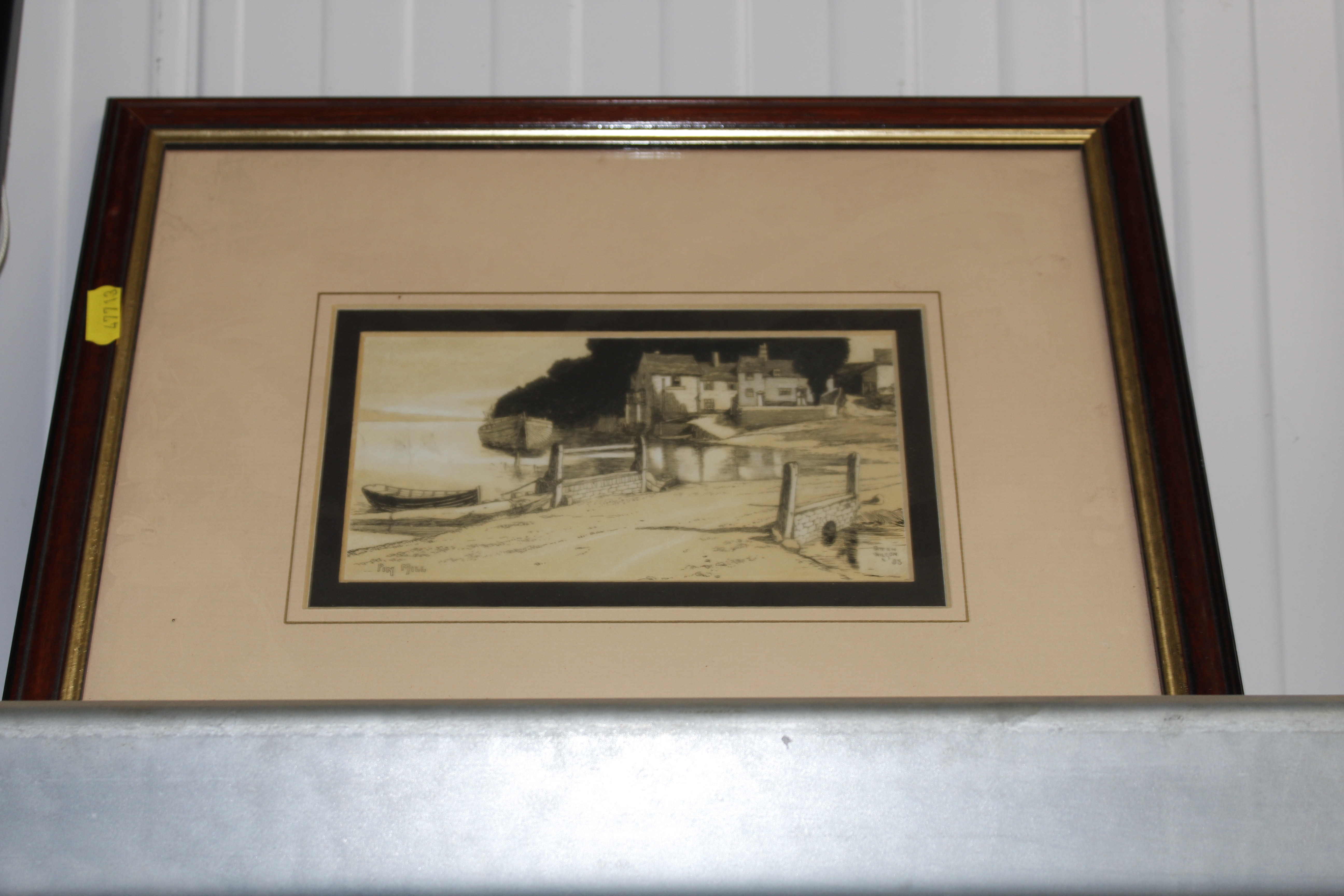 P Wilson, print of Pin Mill and two black & white - Bild 3 aus 3