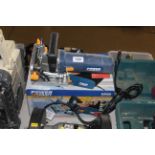 A Power Craft biscuit jointer with accessories, in