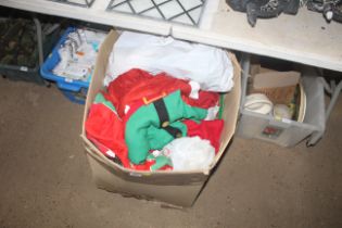 A box containing a quantity of various Christmas r