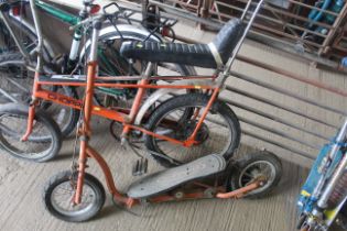 A cool sports pedal powered scooter AF