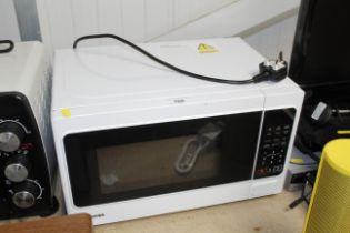A Toshiba microwave