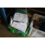 A box containing a quantity of body spill kits. Th