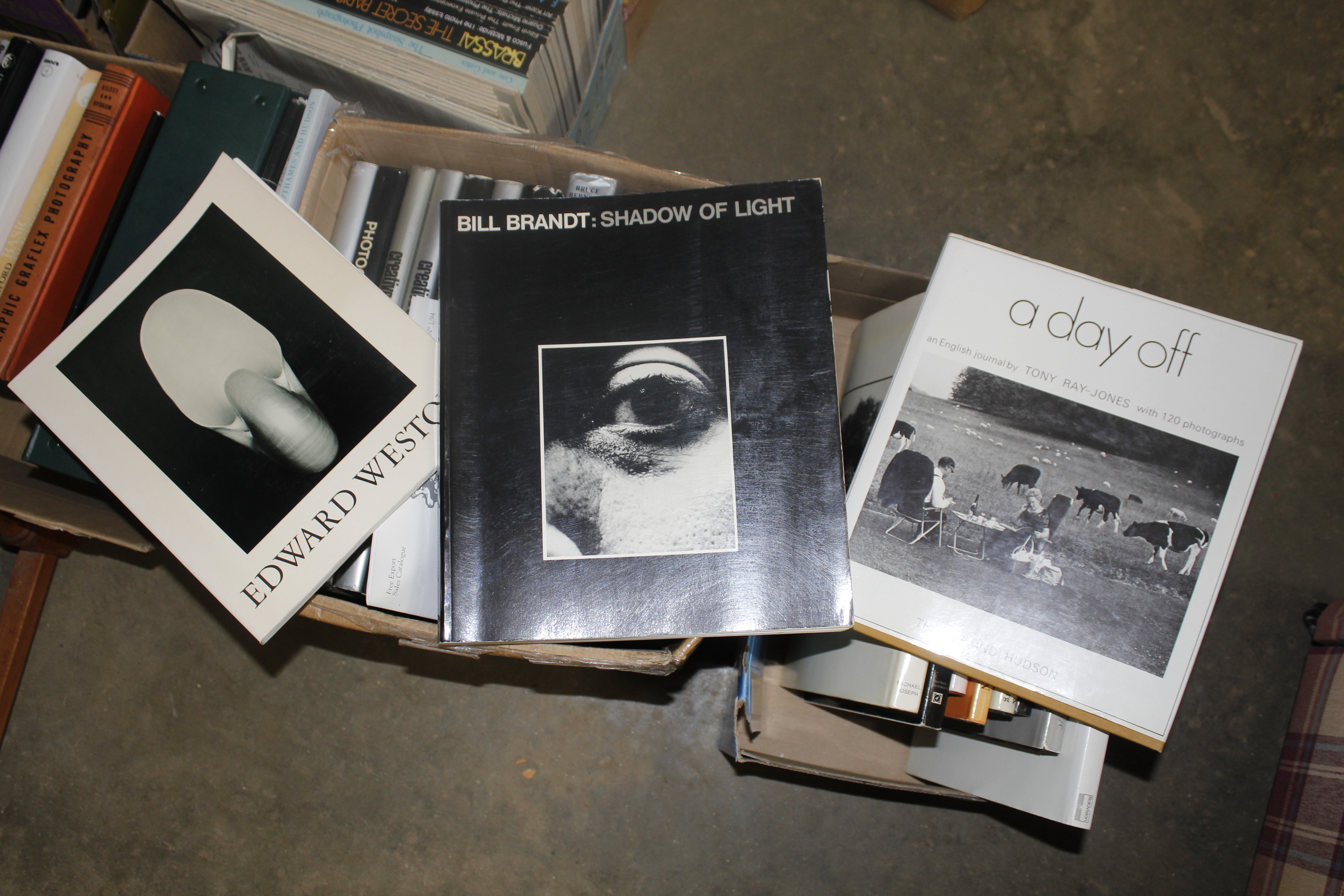 Seven boxes of photography books to include -Sam Haskins, Don Mc Cuilin, Bill Brandt - Image 9 of 10