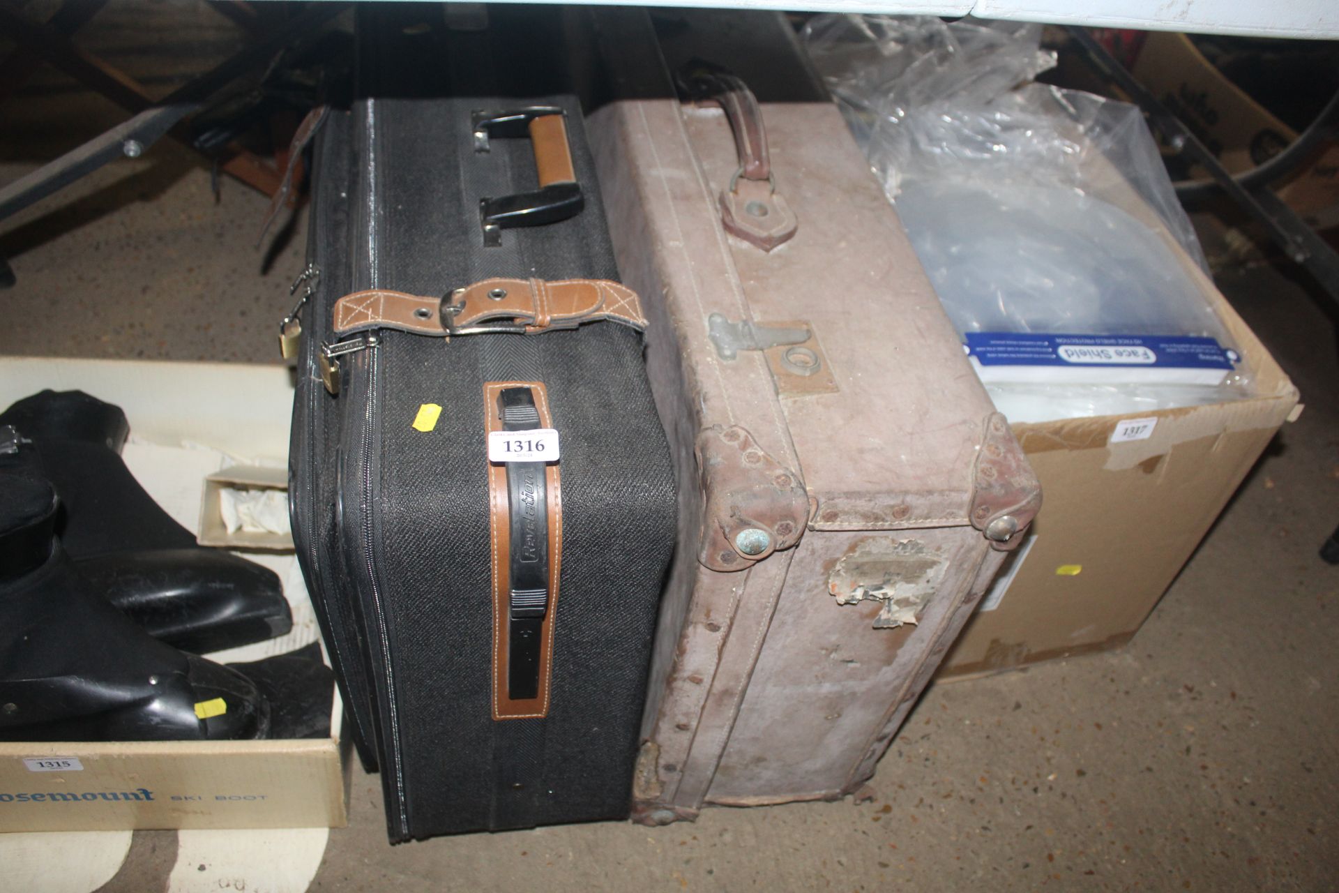 Two various travel cases