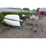 Two dinghy's and a dinghy trailer