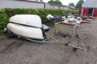 Two dinghy's and a dinghy trailer