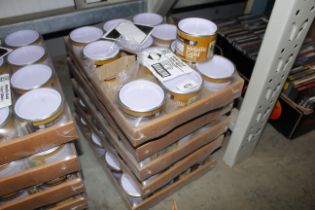 Five boxes of metallic gold paint