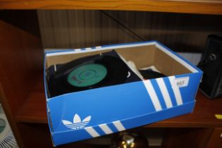 A collection of various 1960s and 1970s 45rpm reco