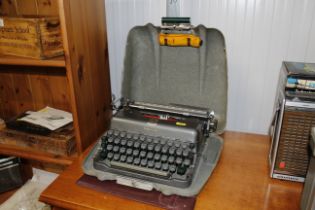 An Imperial portable typewriter