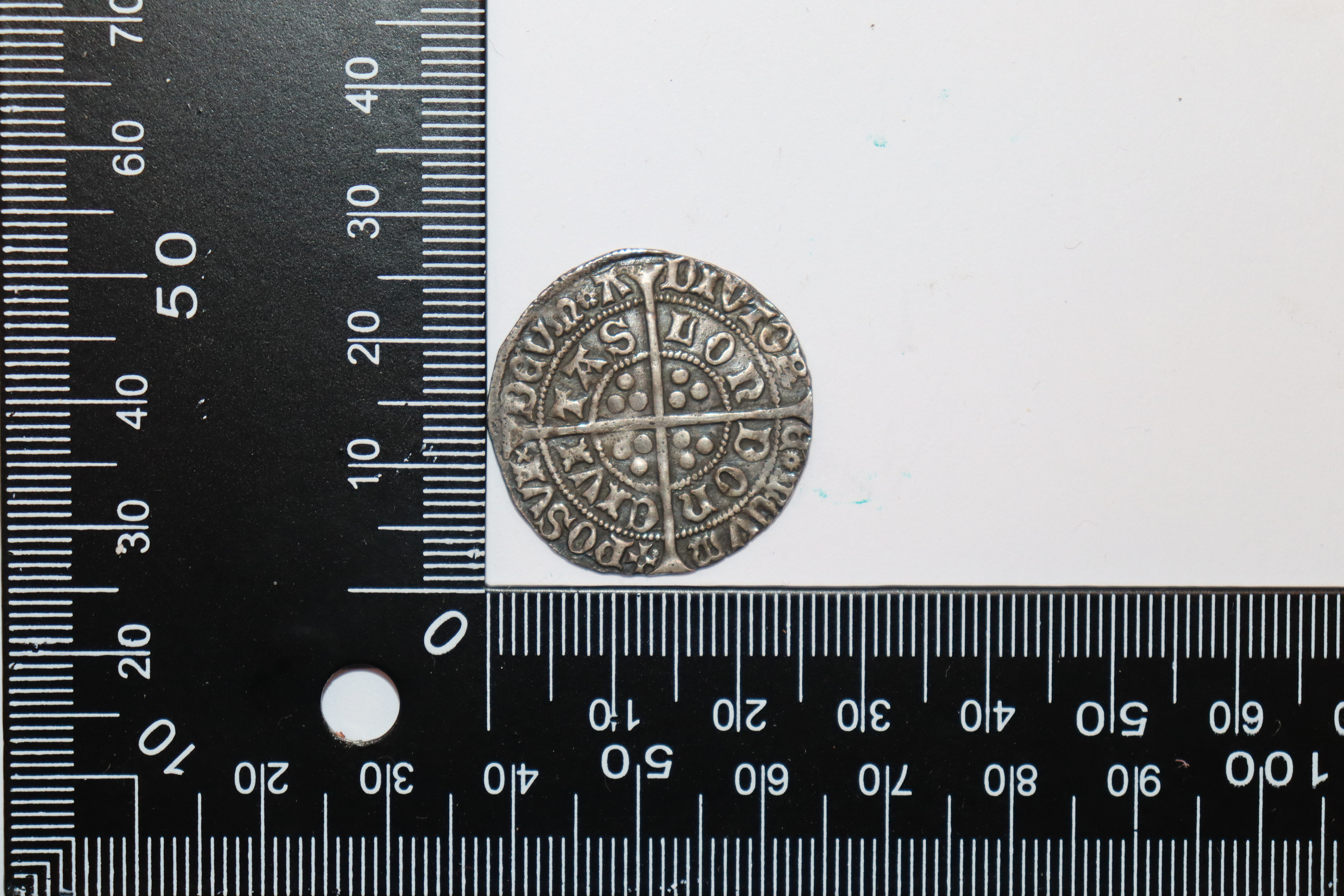 An Edward IV groat, MM pierced cross - Bild 3 aus 4