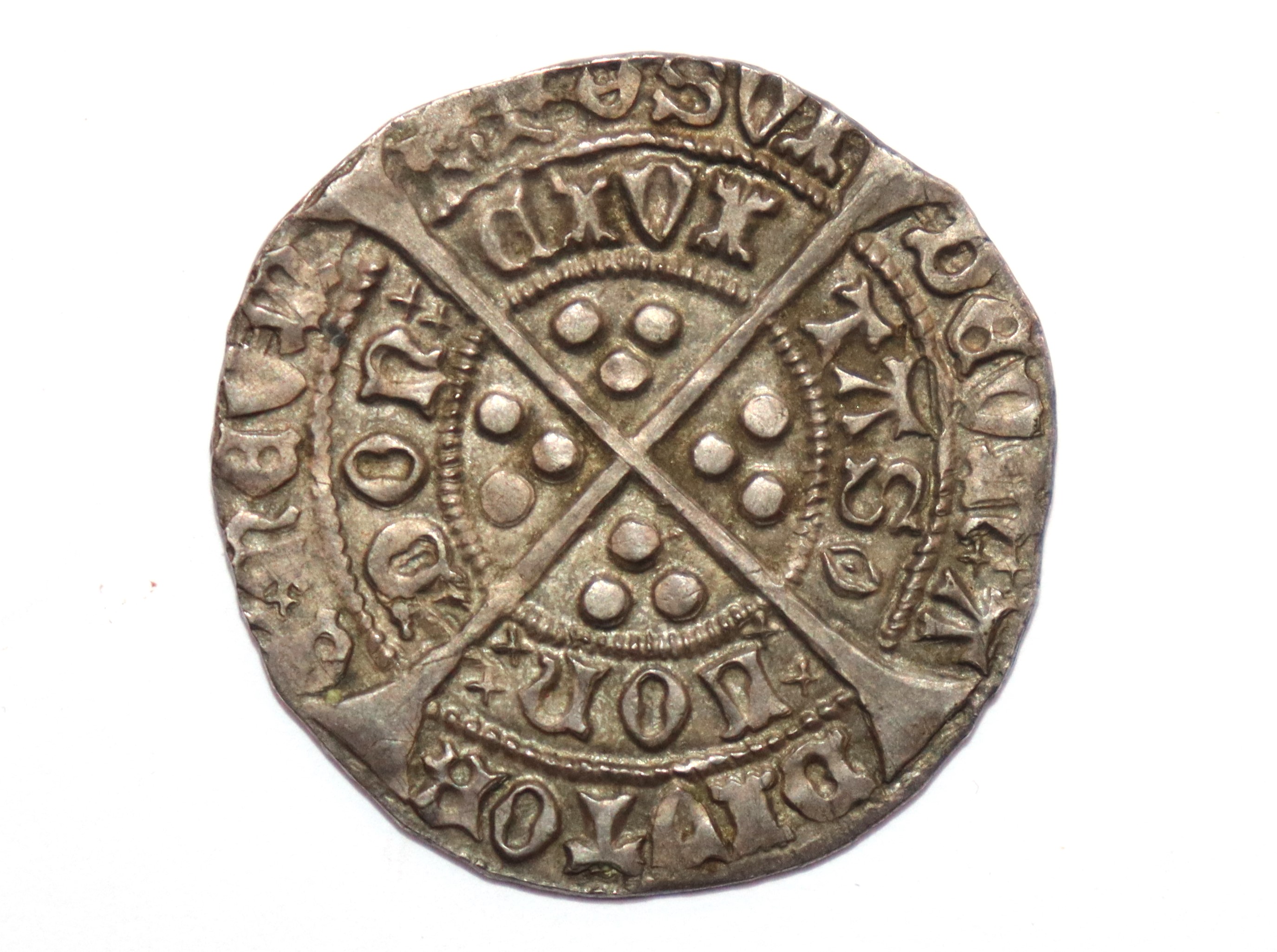 An Edward IV groat, MM rose on breast cusp, (unmarked)