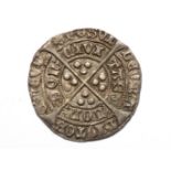 An Edward IV groat, MM rose on breast cusp, (unmarked)