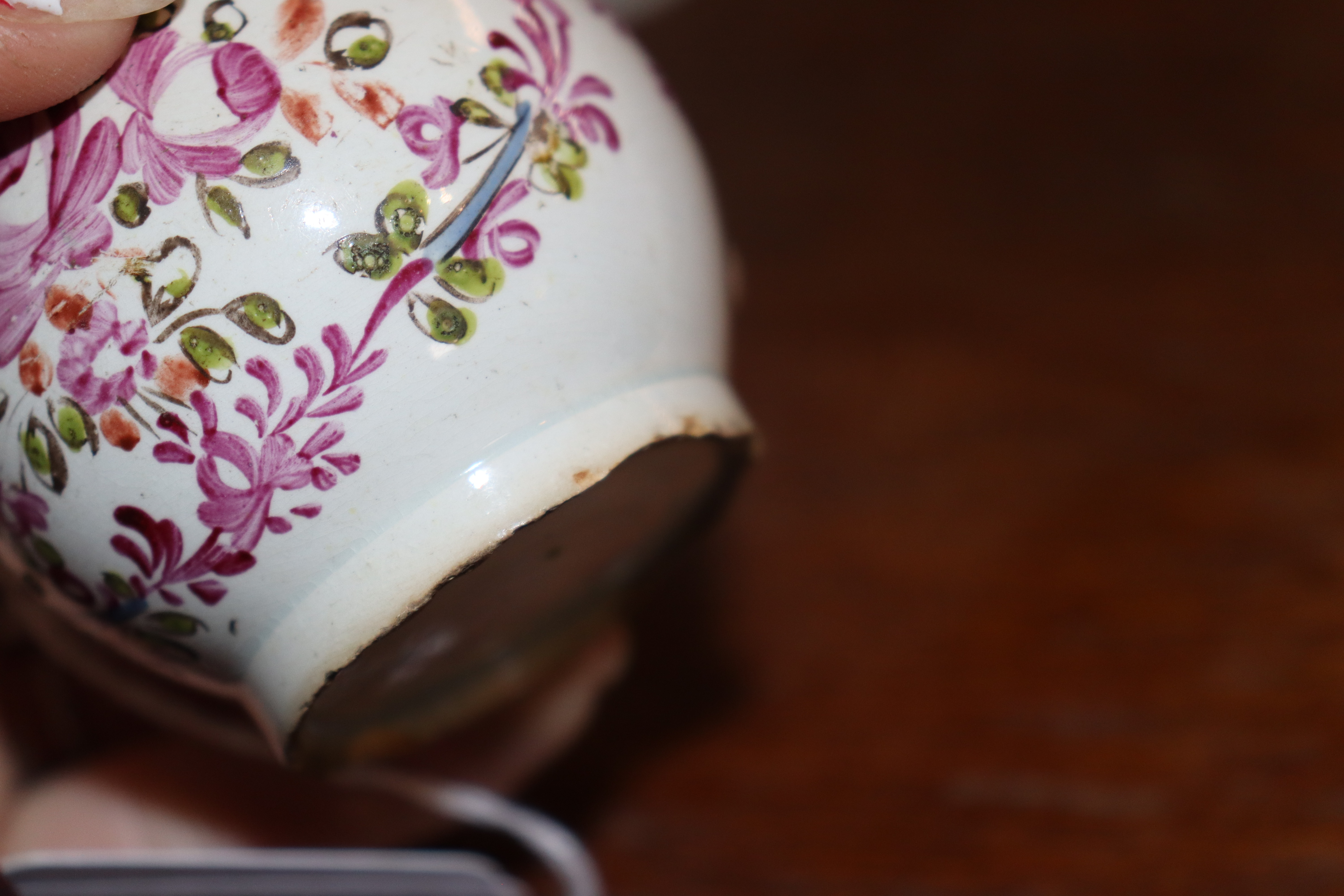 An early English porcelain coffee can, decorated in the Chinese manner; an 18th Century porcelain - Image 33 of 52