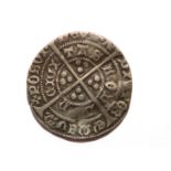 An Edward IV groat, MM pierced cross