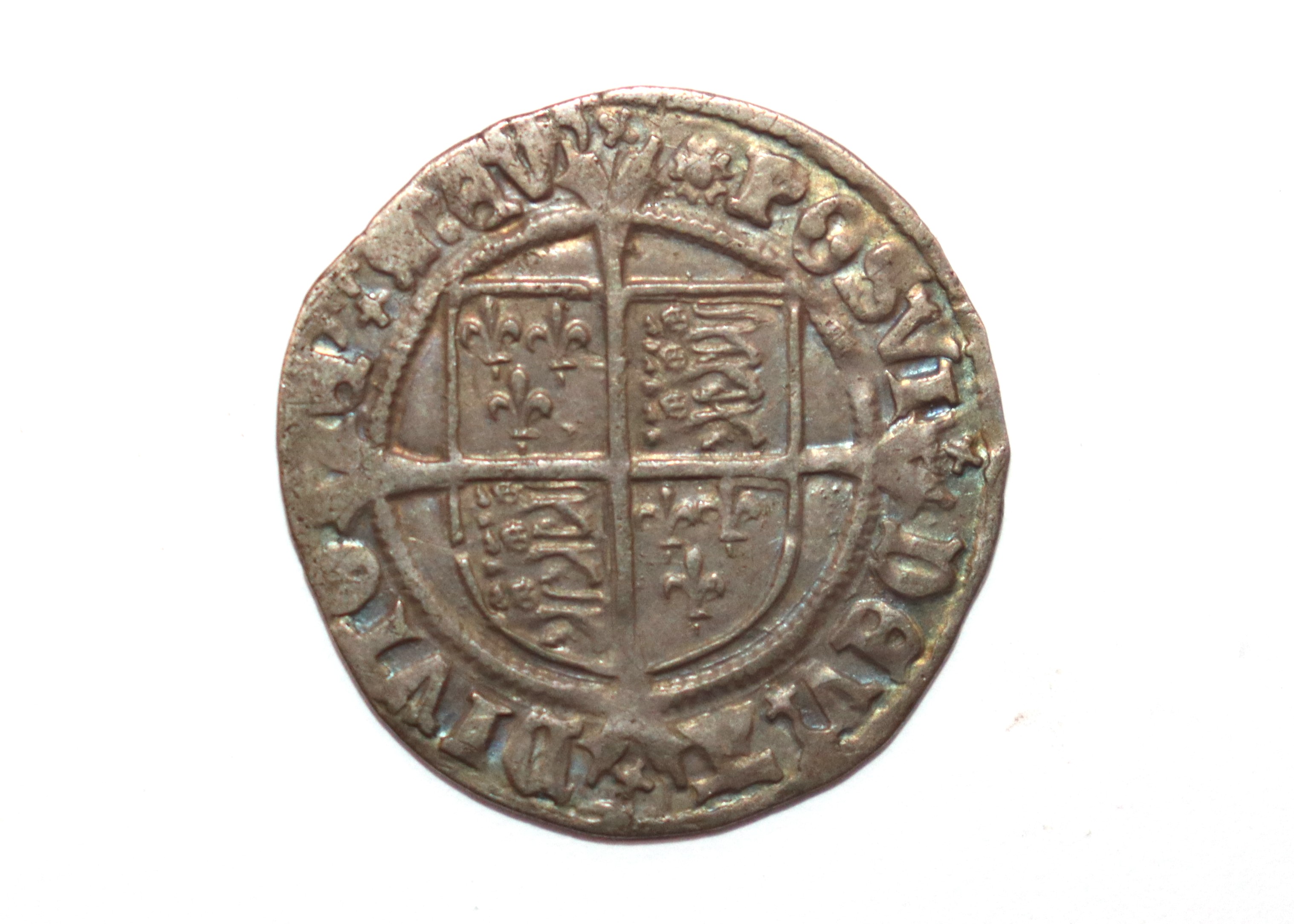 A Henry VIII groat, MM rose second coinage London