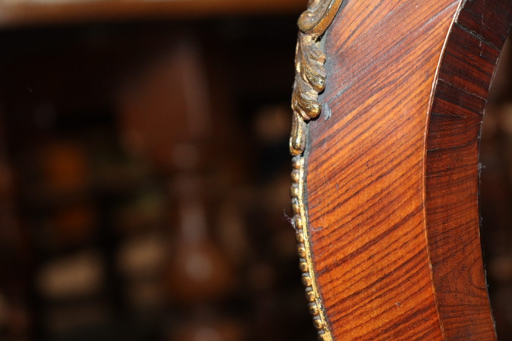 A pair of 19th Century French walnut and cross banded two tier side tables surmounted by pierced - Image 97 of 110