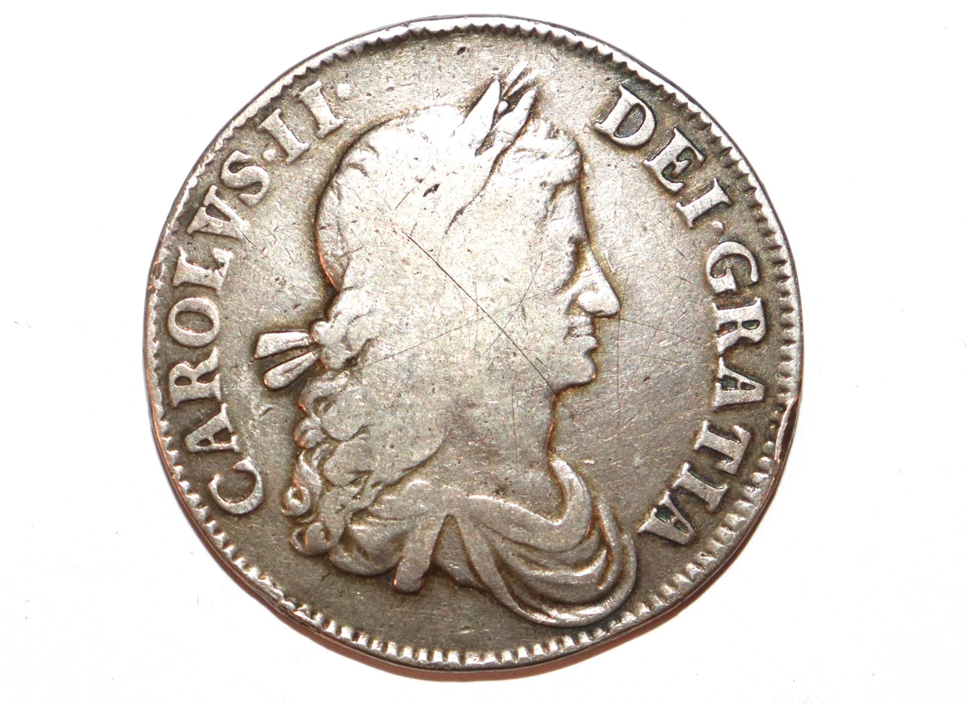 A Charles II 1662 crown - Image 2 of 4